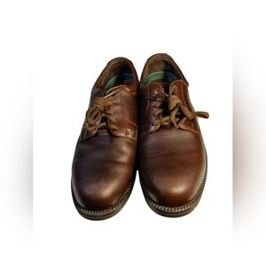 Nunn Bush Brown Leather Casual Tie Shoes Size 10M